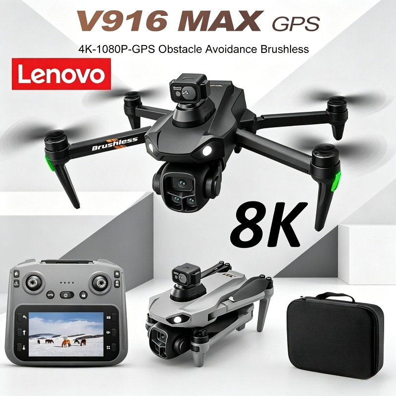 Drone Multispectral - Профессиональный дрон Lenovo V916MAX 8K с