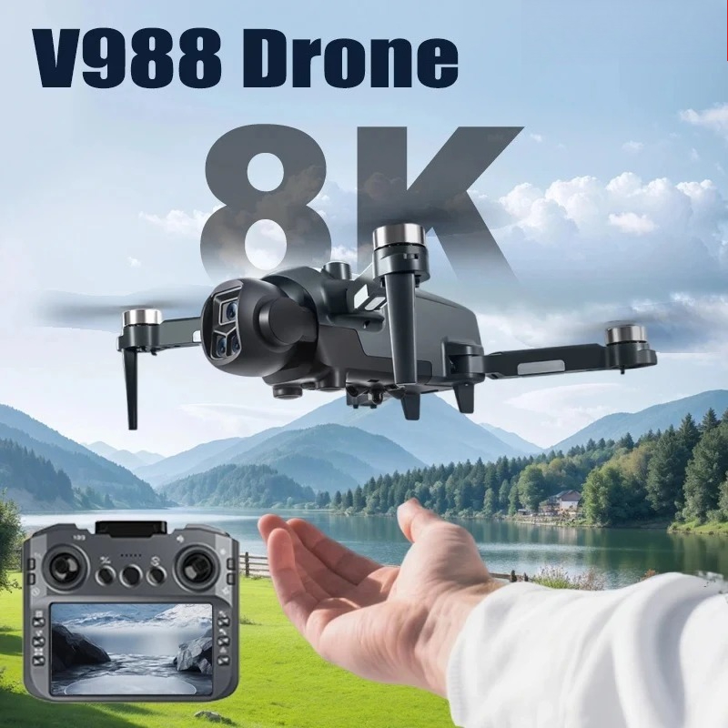Drone Photogrammetry - Оригинальный дрон V988 с двумя камерами