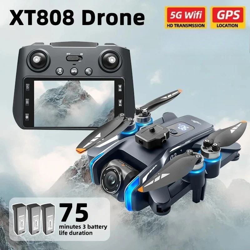 Drone Multispectral - Оригинальный дрон XT808 Pro MAX 4K