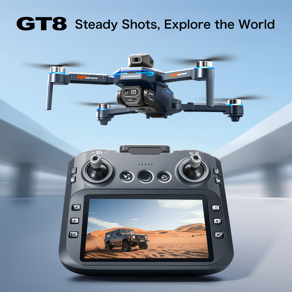 Дрон GT8 Max складной, 8K HD,  – обзор и цена Drone Photogrammetry